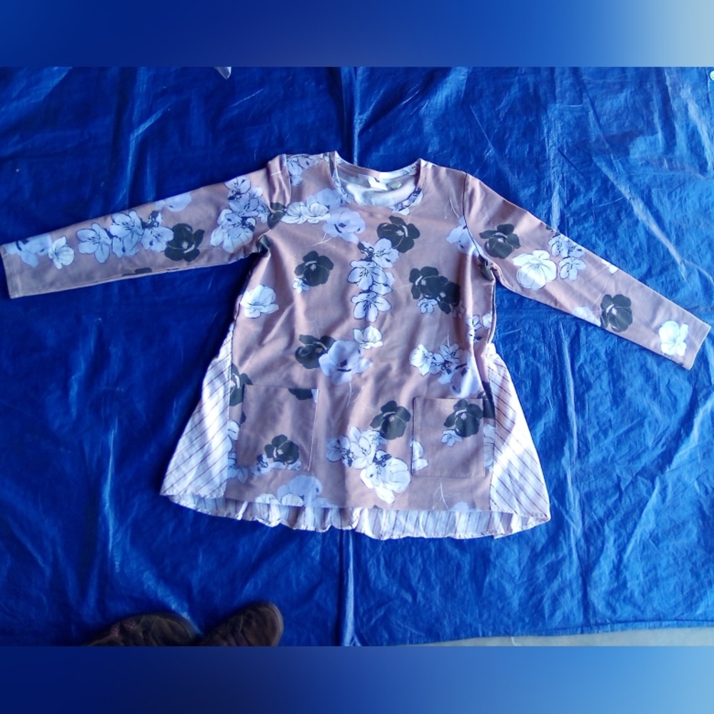 LOGO Lounge Floral Print Top with Pocket